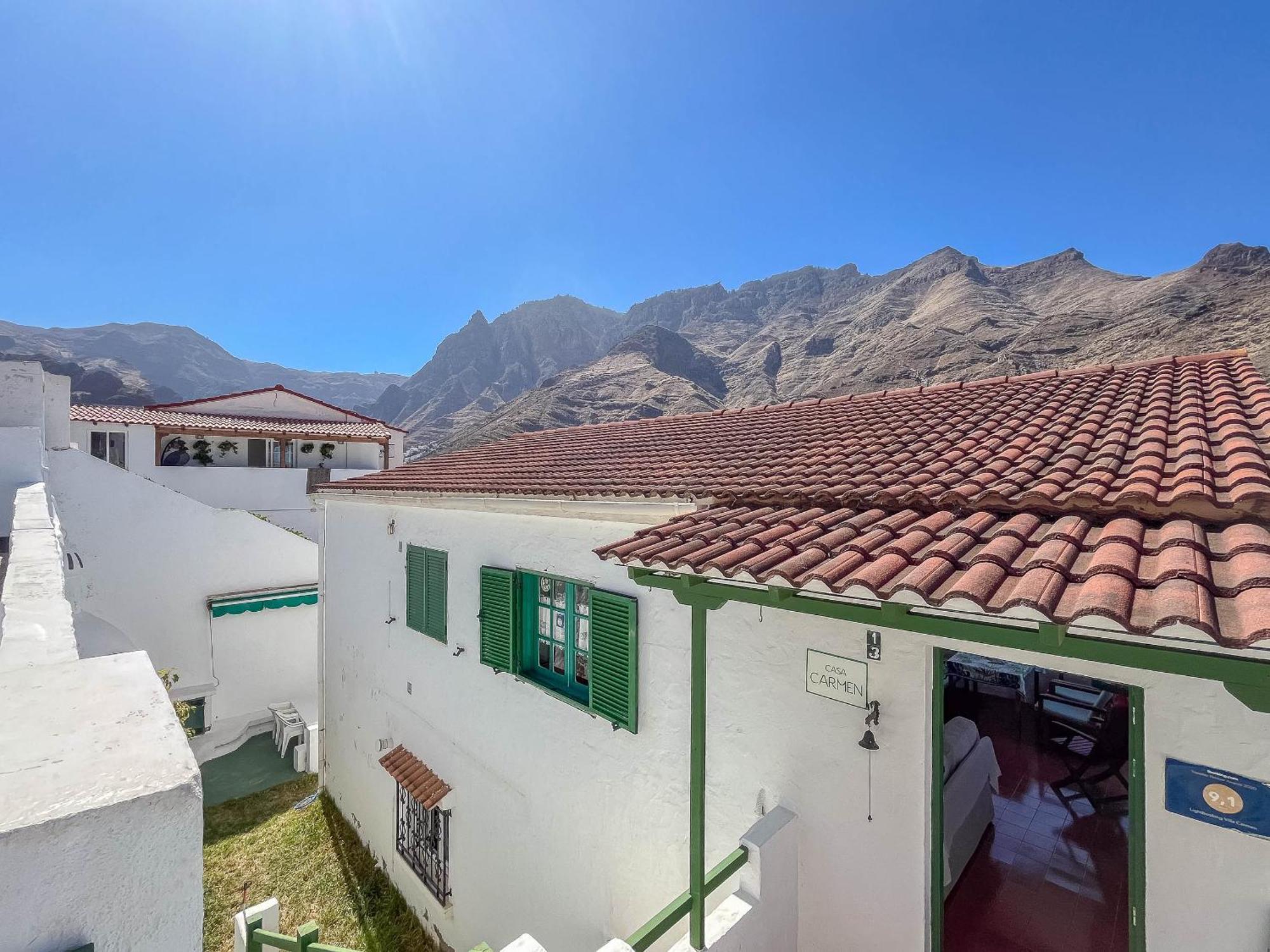 Casa Carmen Agaete Con Terraza Y Vistas Al Mar Lejlighed Eksteriør billede