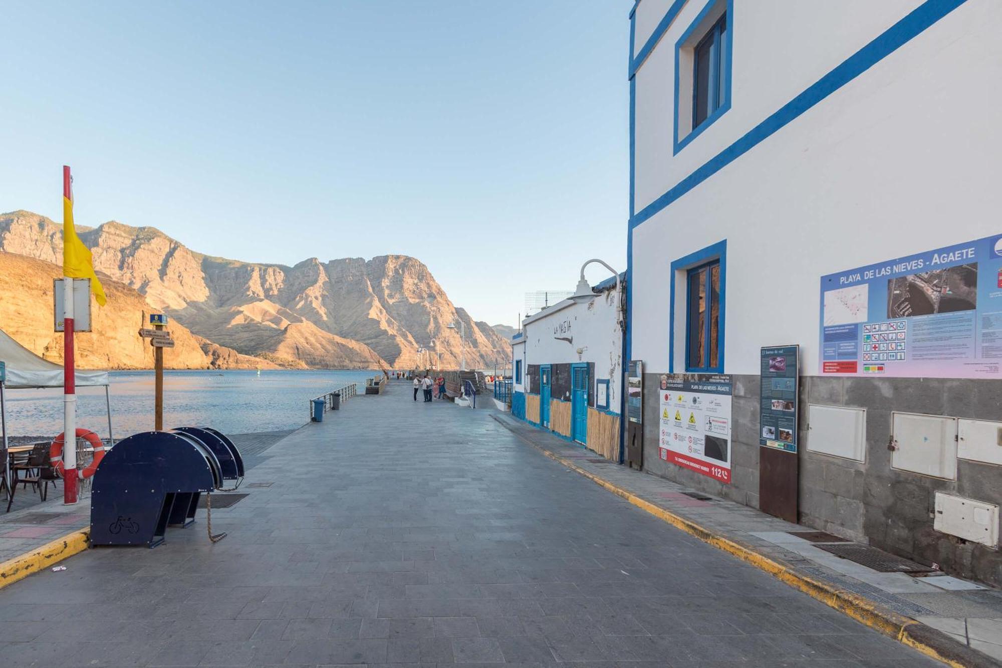 Casa Carmen Agaete Con Terraza Y Vistas Al Mar Lejlighed Eksteriør billede