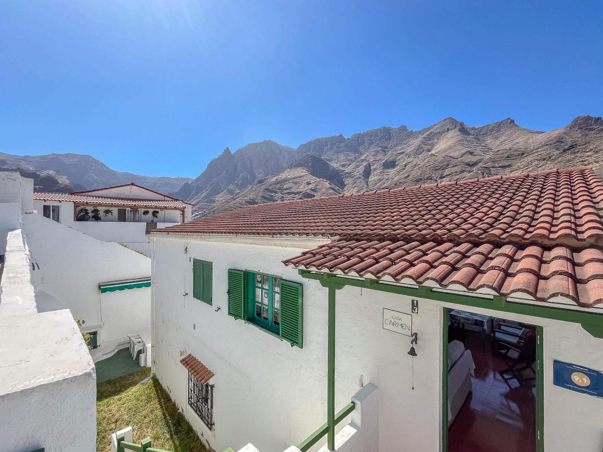 Casa Carmen Agaete Con Terraza Y Vistas Al Mar Lejlighed Eksteriør billede